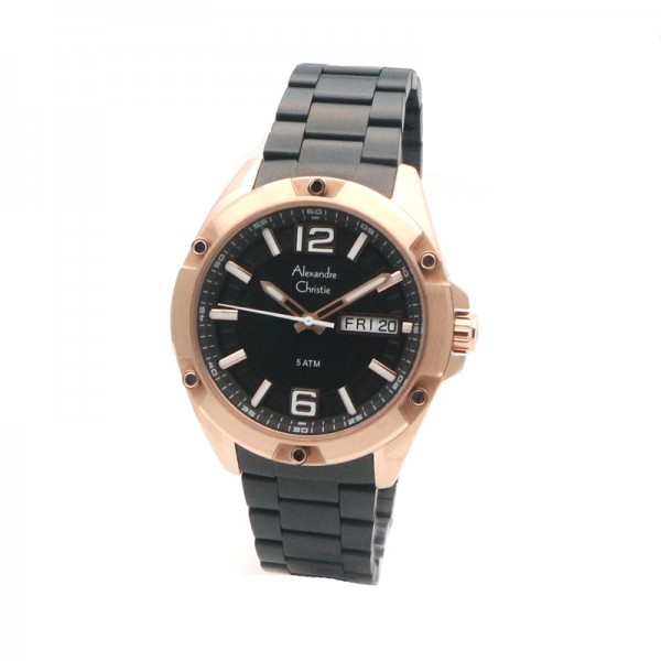 Alexandre Christie AC 6518 Rosegold Black MEBBRBA